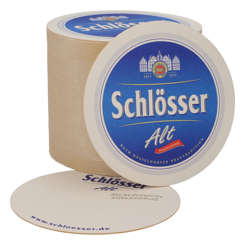 70x Schlösser Alt Bier Bierdeckel Untersetzer Glasuntersetzer