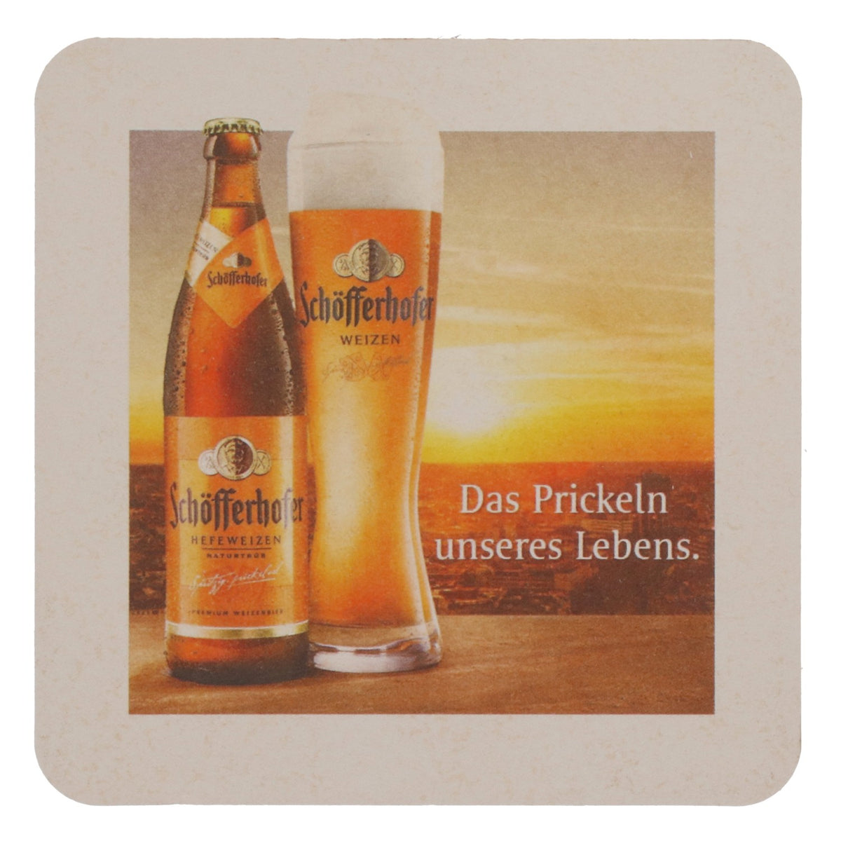 70x Schöfferhofer Bierdeckel Untersetzer "Das Prickeln unseres Lebens" – Ansicht 4