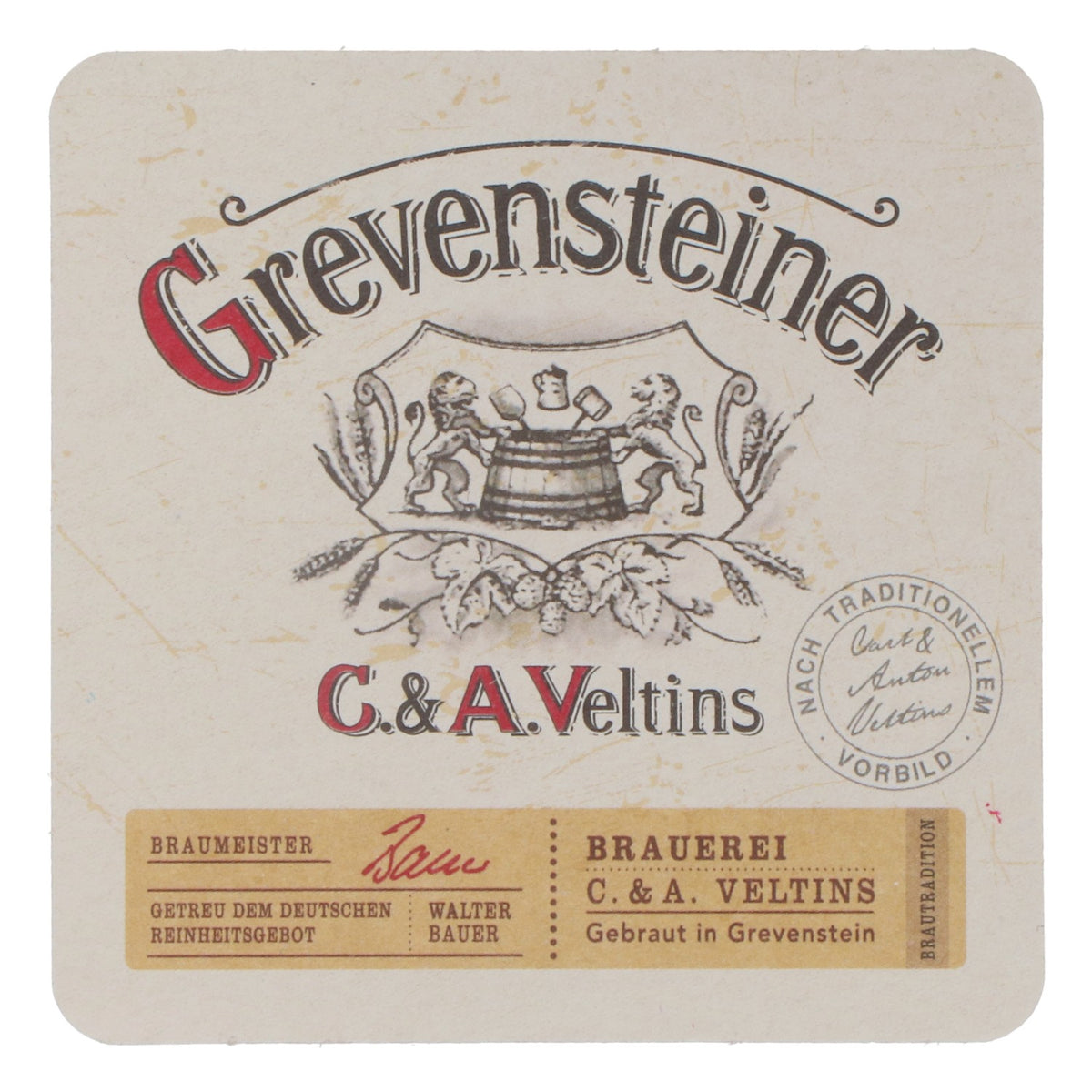 70x Veltins Bier Bierdeckel Untersetzer Glasuntersetzer Veltins/Grevensteiner 9x9cm – Ansicht 4