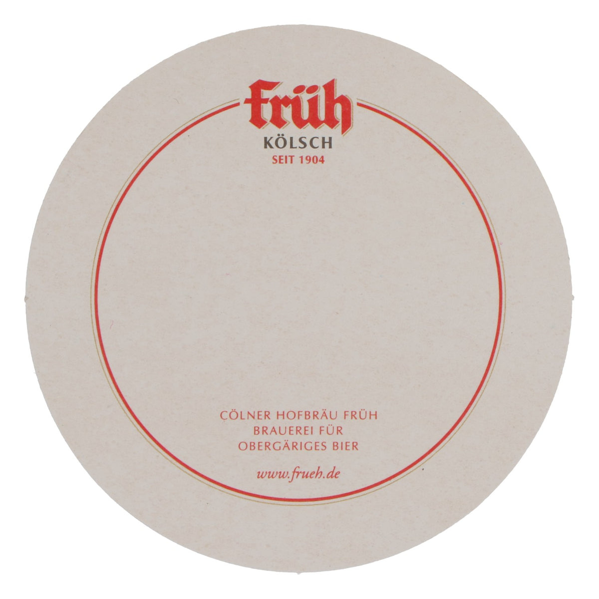 75x Früh Kölsch Bier Untersetzer Bierdeckel 10,6 cm Durchmesser Wappen Adler – Ansicht 4