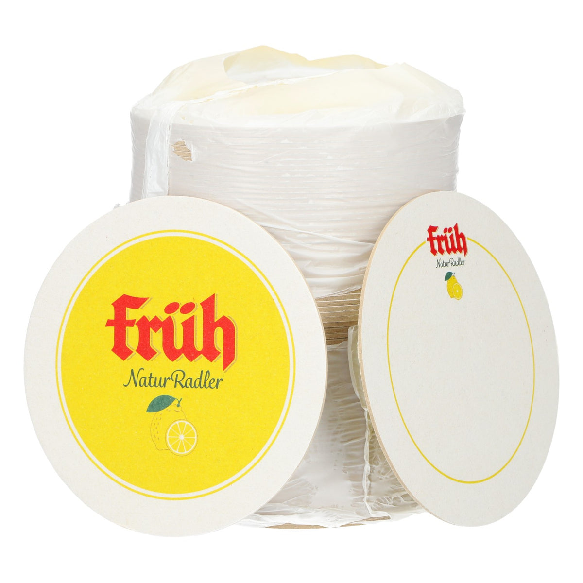 75x Früh Kölsch Untersetzer Bierdeckel Ø10,6cm Naturradler Coaster Barzubehör