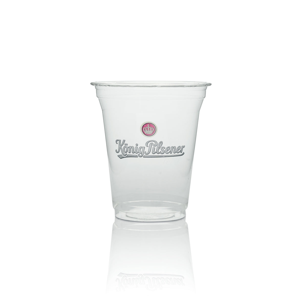 75x König Pilsner Bier Becher Transparent 0,3l – Ansicht 2