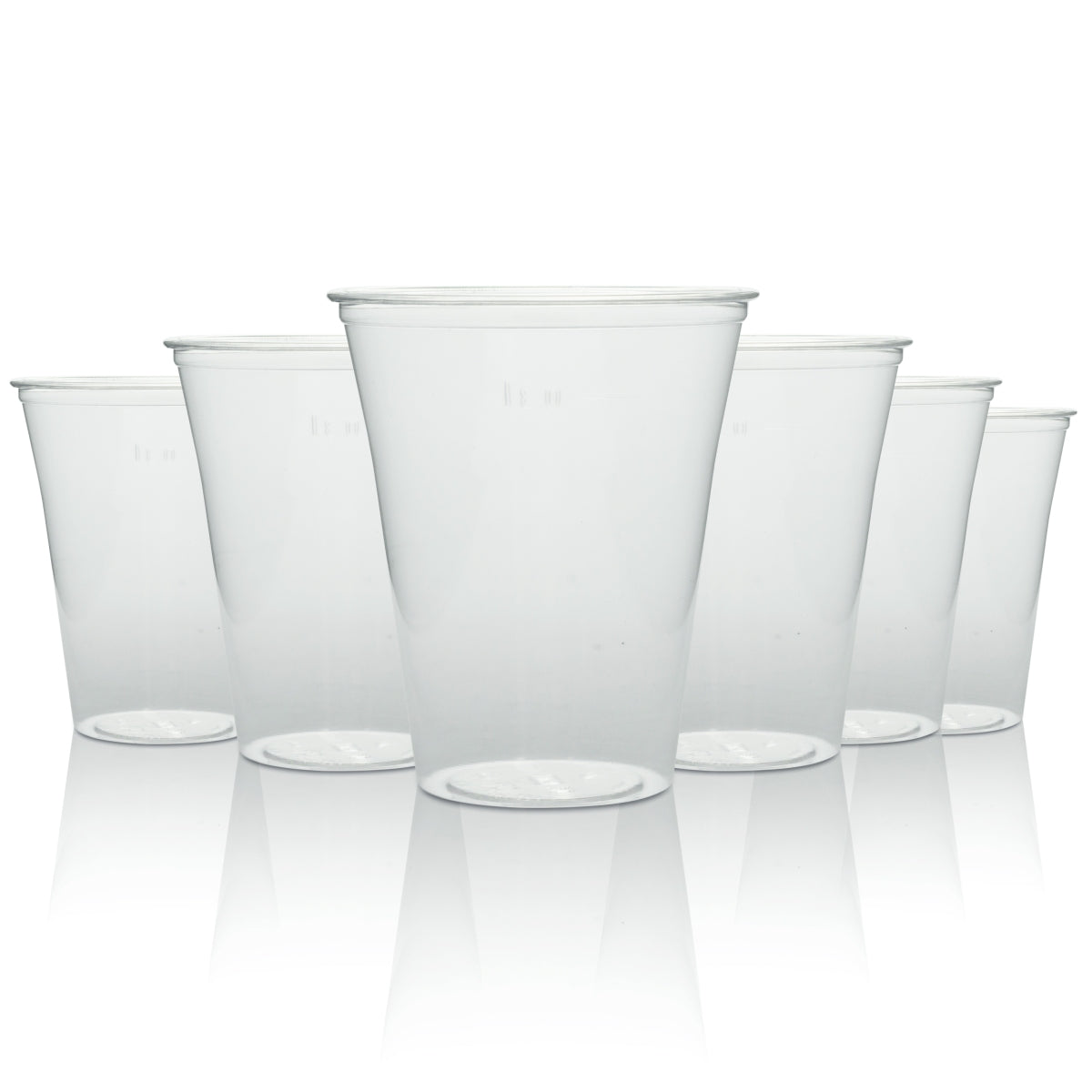 75x Plastik Becher 300 ml Kunststoff Glas Gläser Bier Longdrink Party Festival