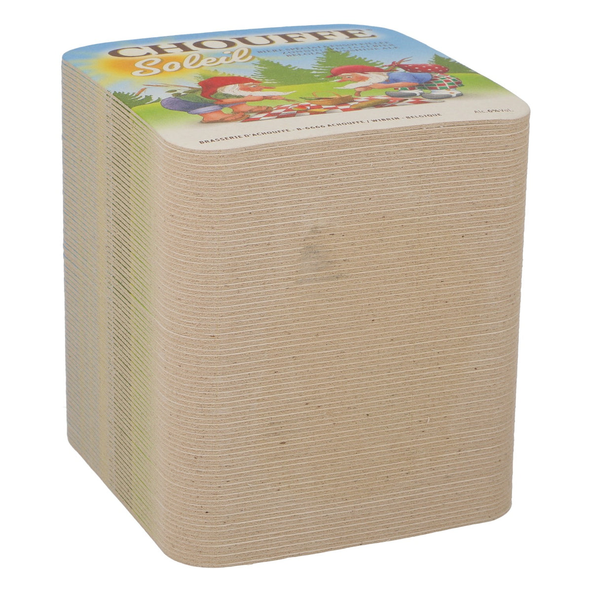 80x Brasserie D'Achouffe Bier Bierdeckel Untersetzer Glasuntersetzer "Soleil" – Ansicht 4