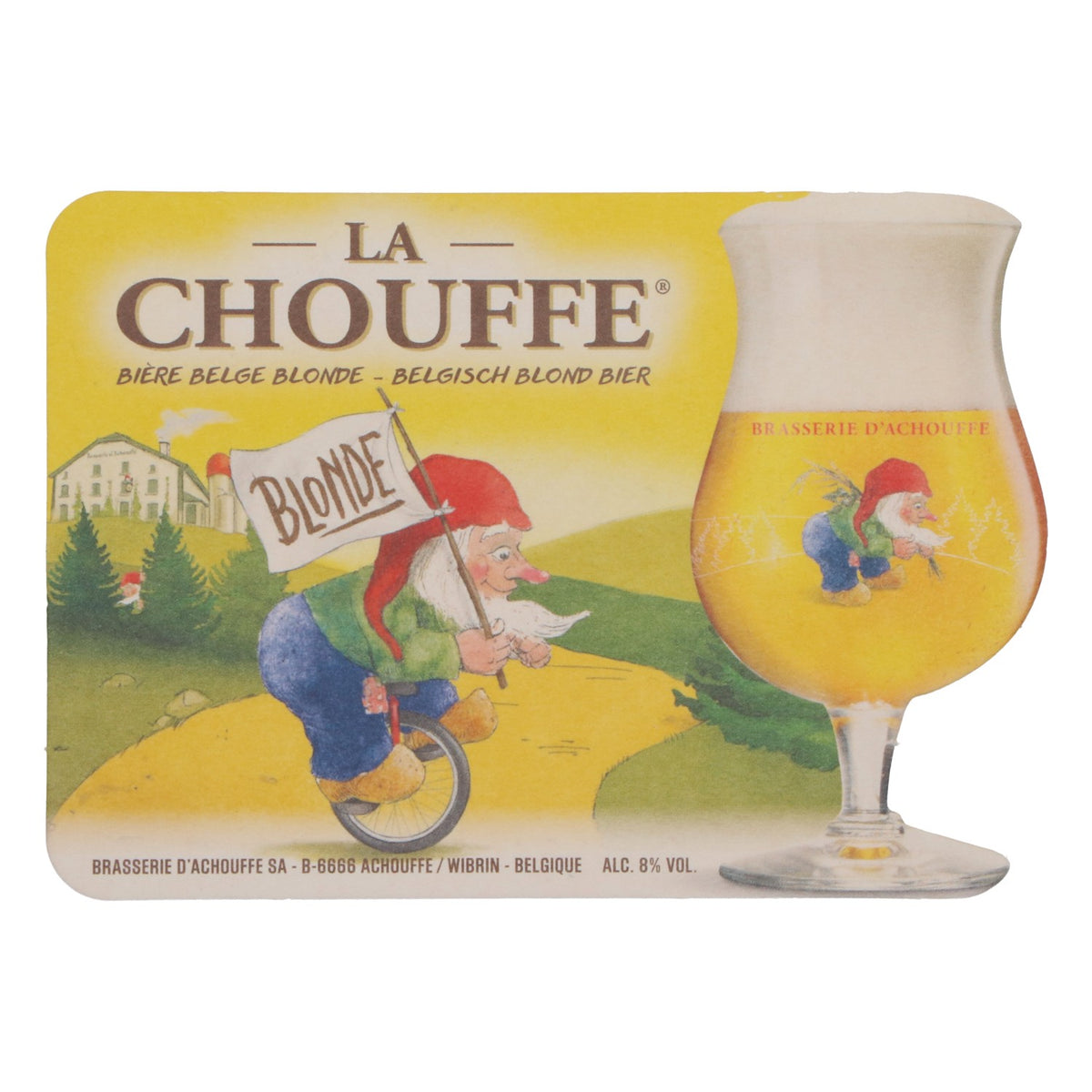 80x Brasserie D'Achouffe Bier Bierdeckel Untersetzer Glasuntersetzer Ausgestanzt – Ansicht 3