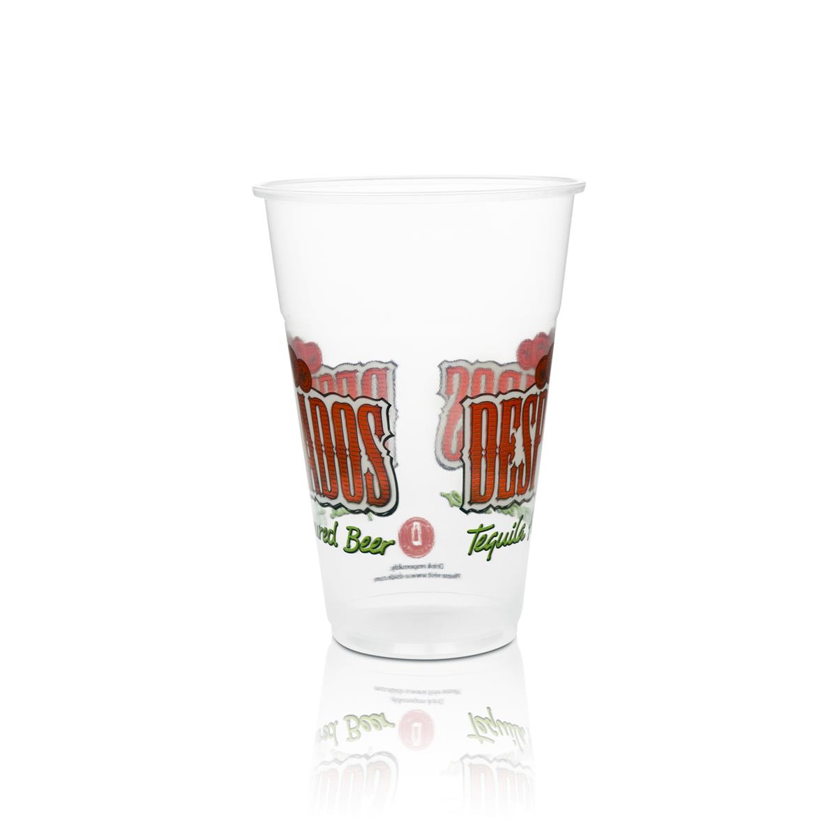 80x Desperados Bier Becher 0,4l Einweg – Ansicht 3
