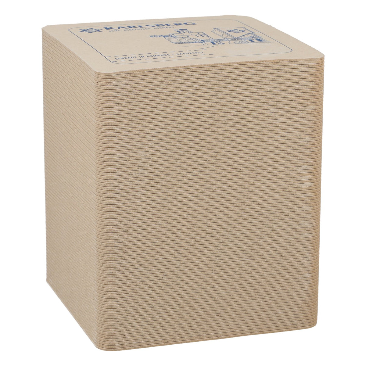 80x Karlsberg Bier Bierdeckel Untersetzer Glasuntersetzer Barzubehör Burg Blaues Logo – Ansicht 2