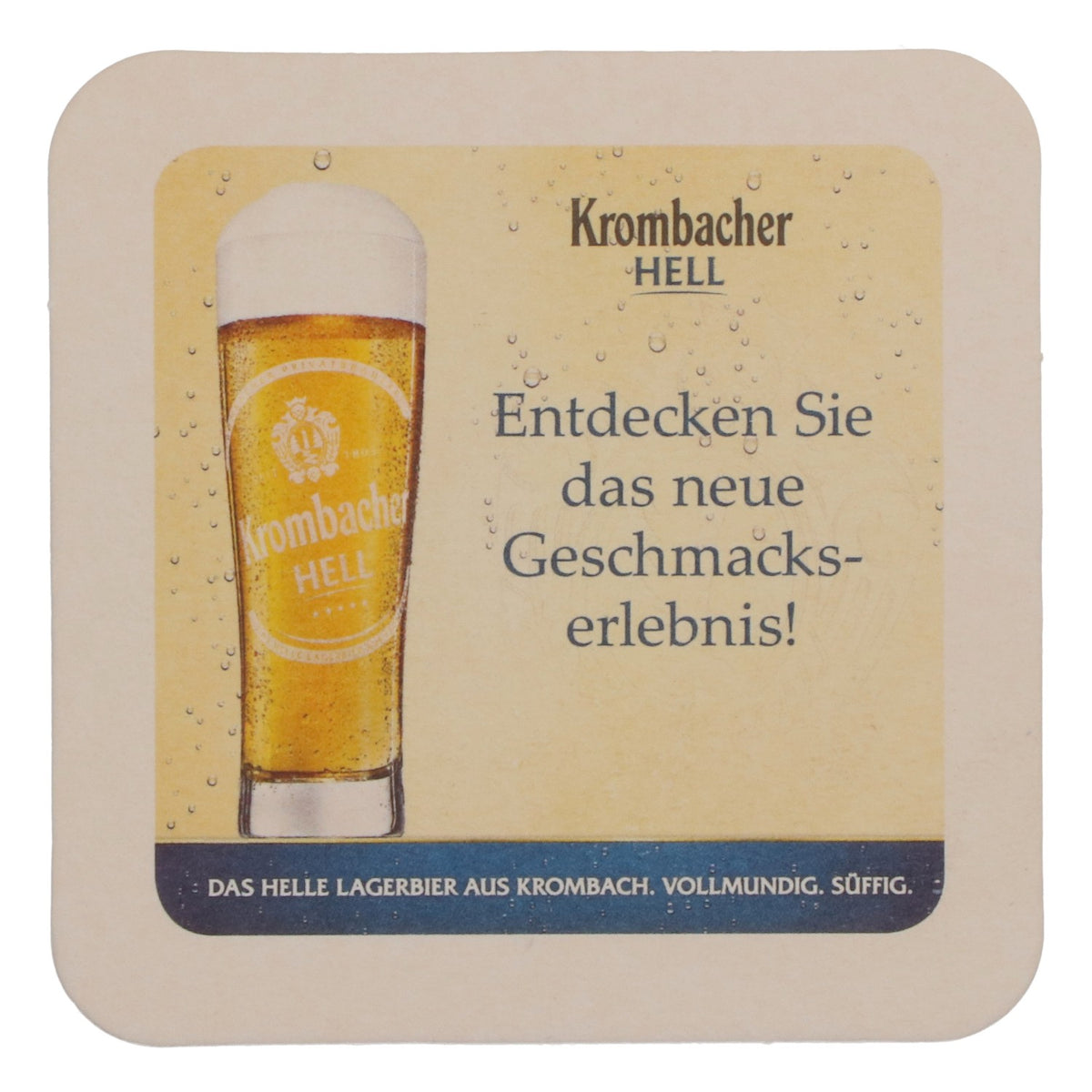 80x Krombacher Bier Bierdeckel Untersetzer Glasuntersetzer Barzubehör Hell "EsdnG" – Ansicht 4