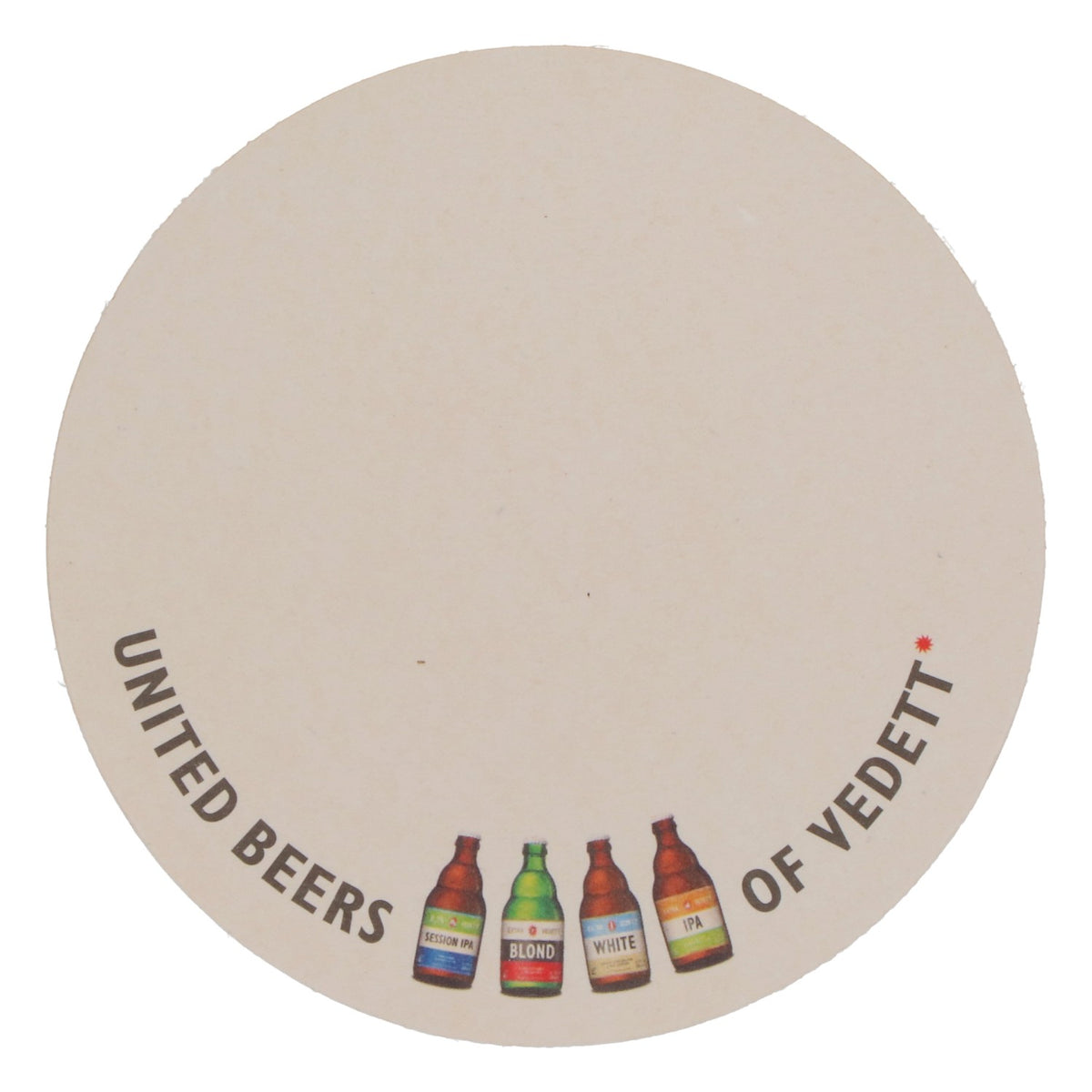 80x Vedett Bier Bierdeckel Untersetzer Glasuntersetzer Grün/ schwarz/ hell blau – Ansicht 4