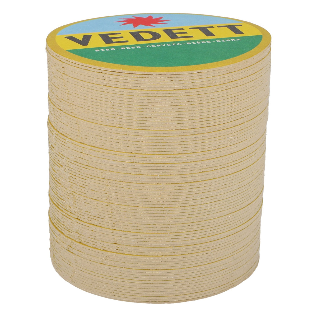 80x Vedett Bier Bierdeckel Untersetzer Glasuntersetzer Hell blau/ gelb/ grün – Ansicht 2