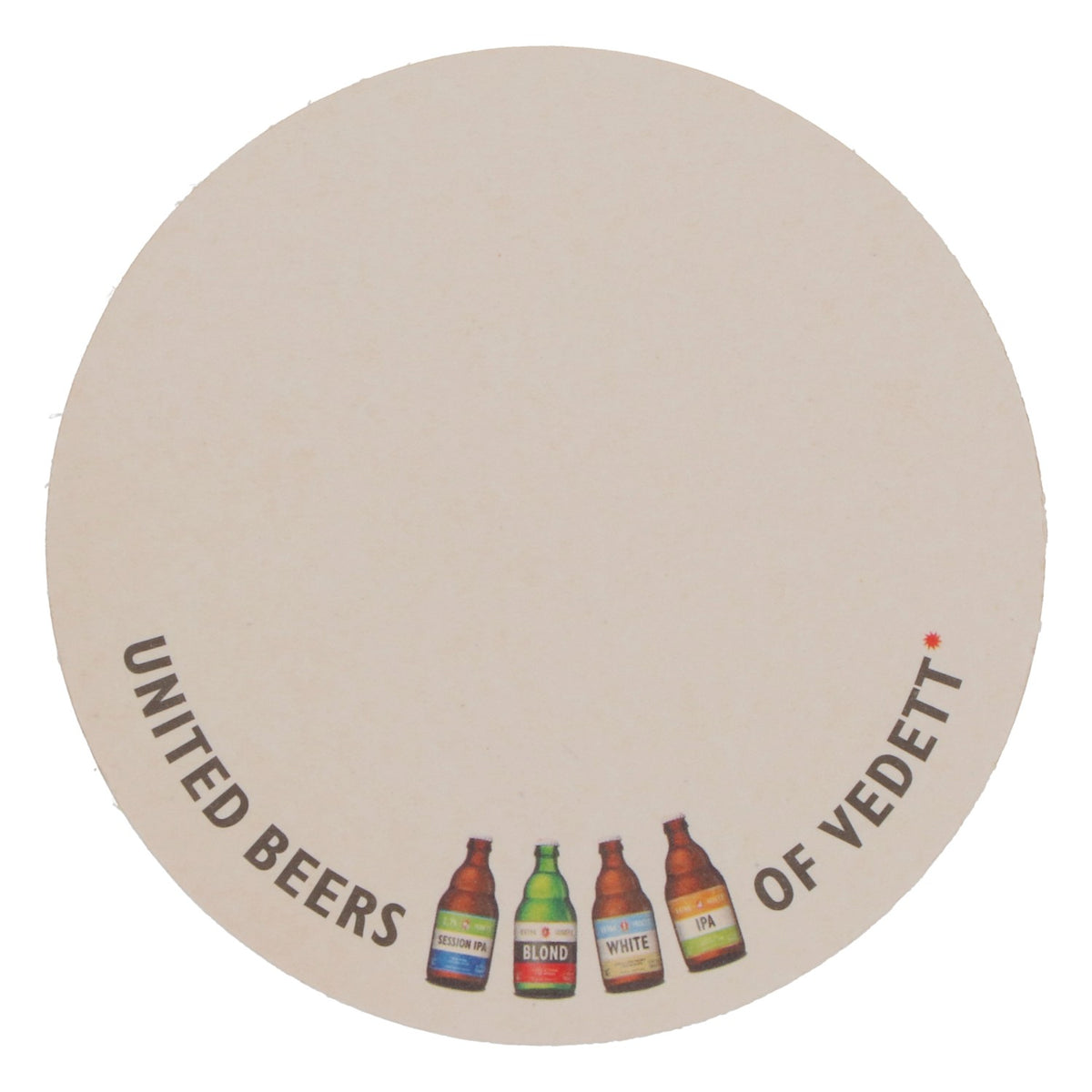 80x Vedett Bier Bierdeckel Untersetzer Glasuntersetzer Hell blau/ gelb/ grün – Ansicht 4