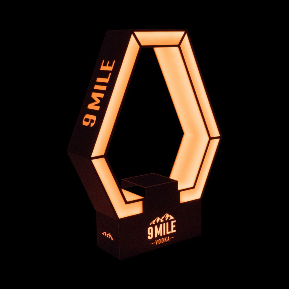9 Mile Glorifier Exclusive Bottle Presenter LED Flaschenpräsentierer Luminated