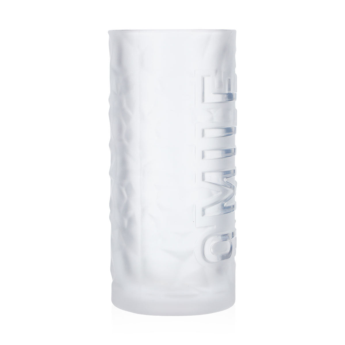 9 Mile Vodka Glas 0,3l Longdrinkglas Gläser Relief Milchglas-weiß einzeln – Ansicht 2