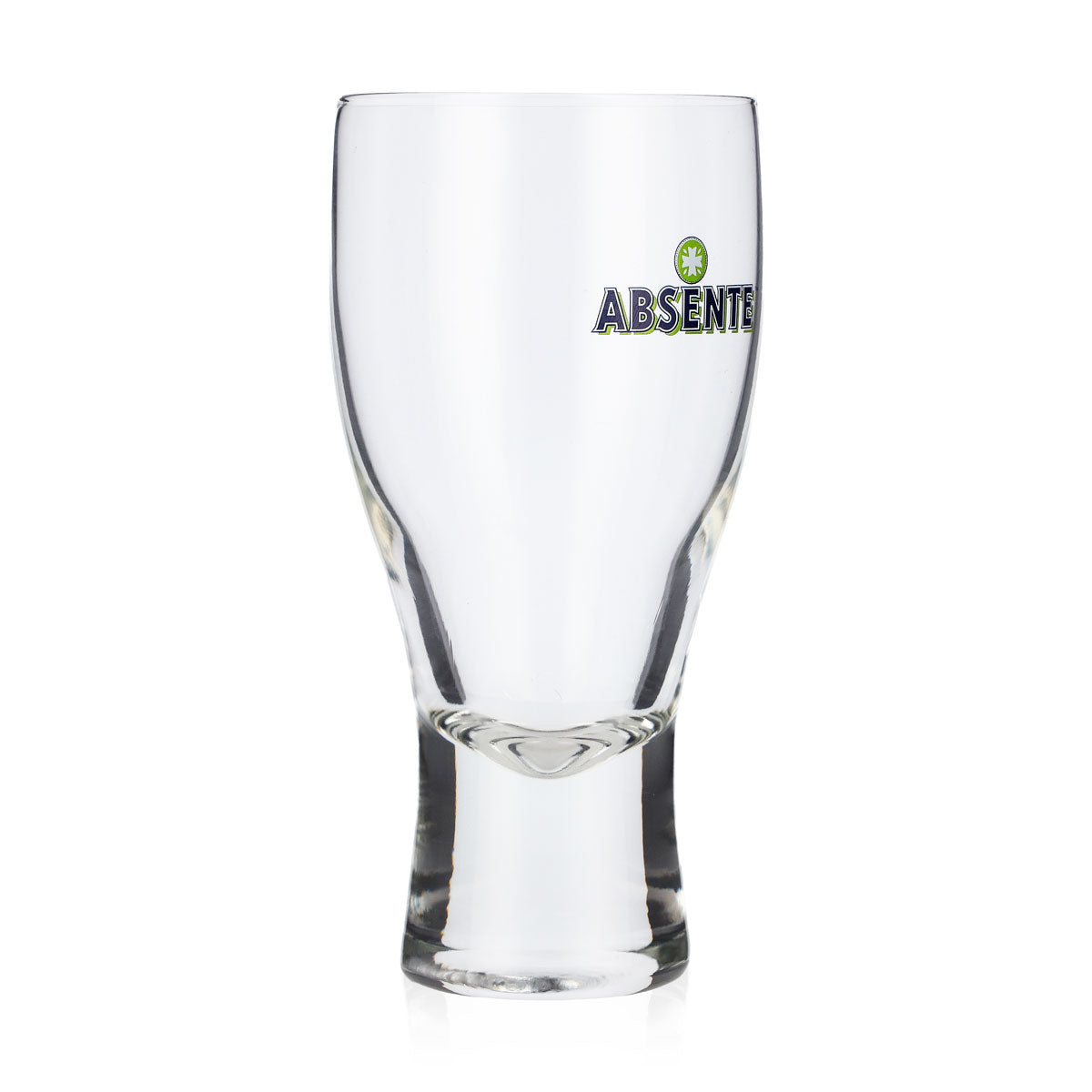 Absente Absinth Glas Schnapsglas 0,21l Tumbler V Form blaues Logo – Ansicht 2