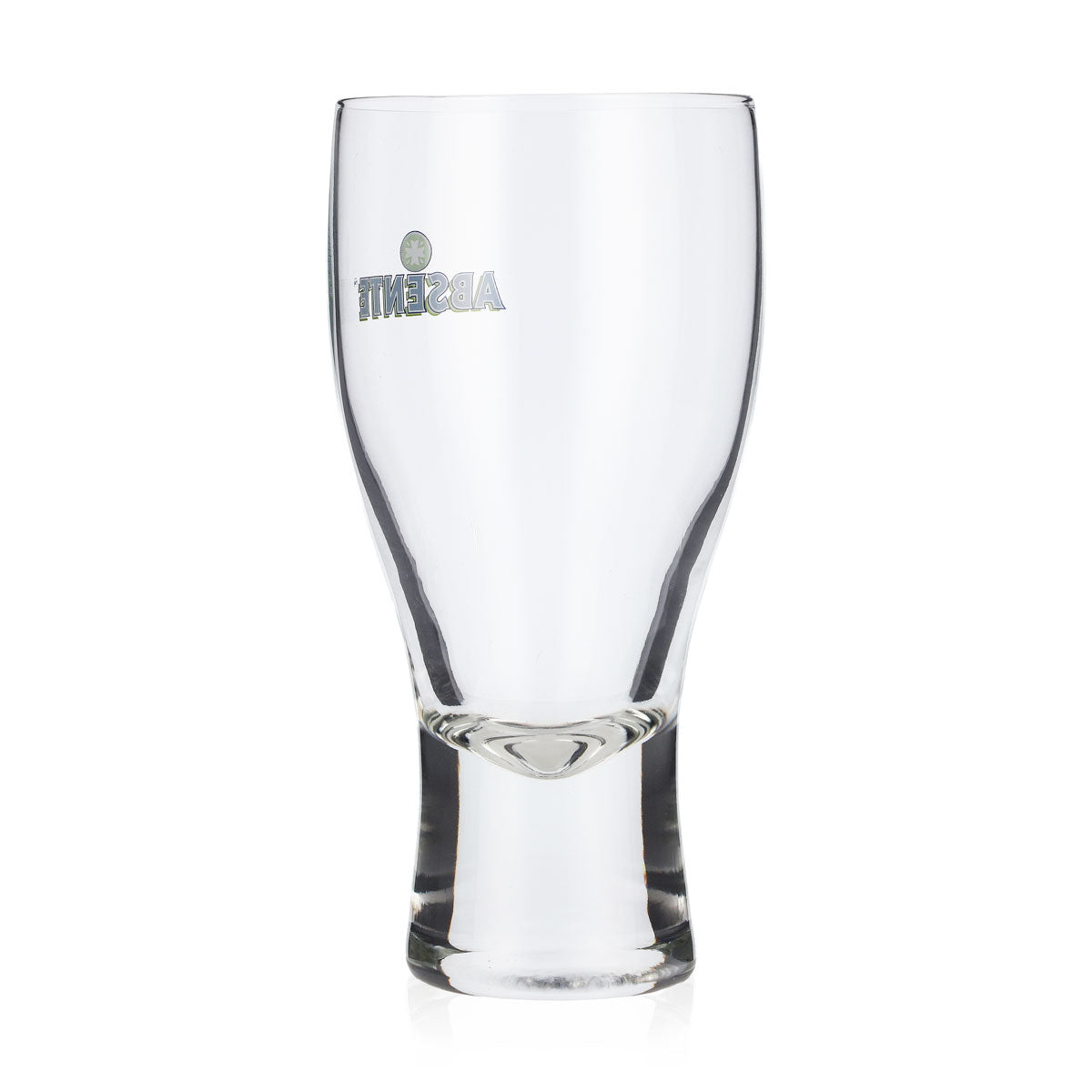 Absente Absinth Glas Schnapsglas 0,21l Tumbler V Form blaues Logo – Ansicht 3