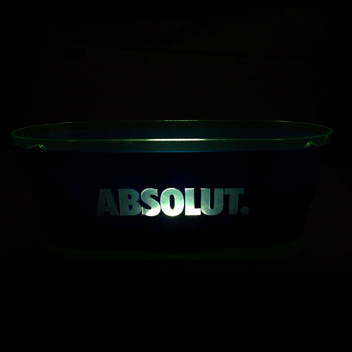 Absolut Kühler Flaschenkühler LED Cooler Eiswürfel Wanne Eisbox 50x25x19cm Lumi – Ansicht 4