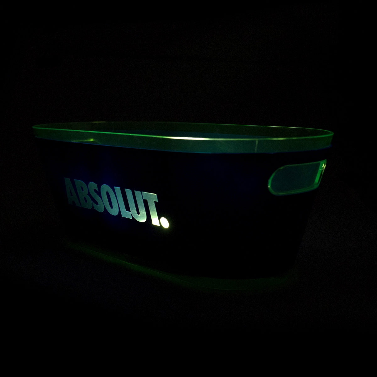 Absolut Kühler Flaschenkühler LED Cooler Eiswürfel Wanne Eisbox 50x25x19cm Lumi – Ansicht 5