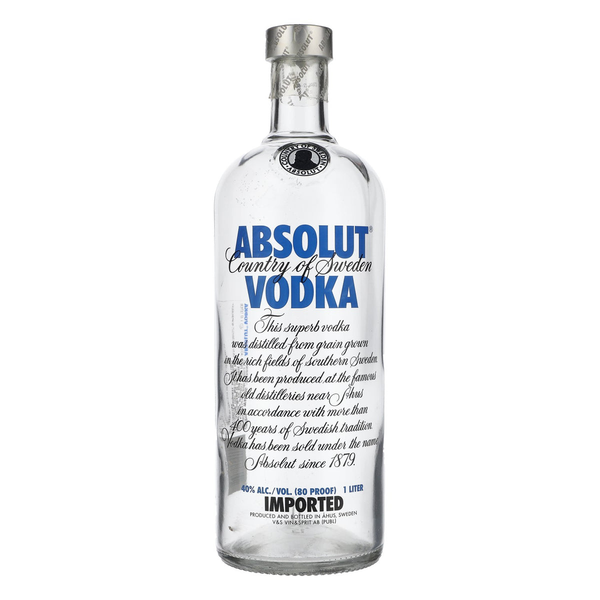 Absolut Vodka LEER Dekoflasche Showbottle Showflasche 1l Display Dummy Bottle