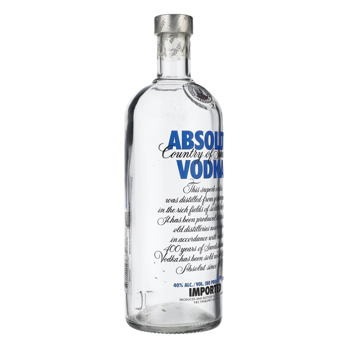 Absolut Vodka LEER Dekoflasche Showbottle Showflasche 1l Display Dummy Bottle – Ansicht 2