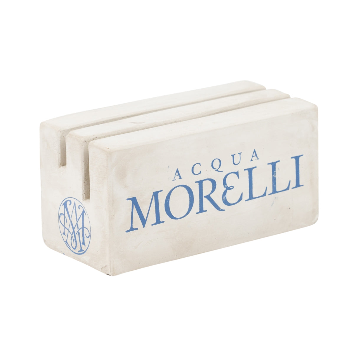 Acqua Morelli Wasser Kartenhalter 10x5 Beton Grau Menu Tischaufsteller Gastro – Ansicht 2