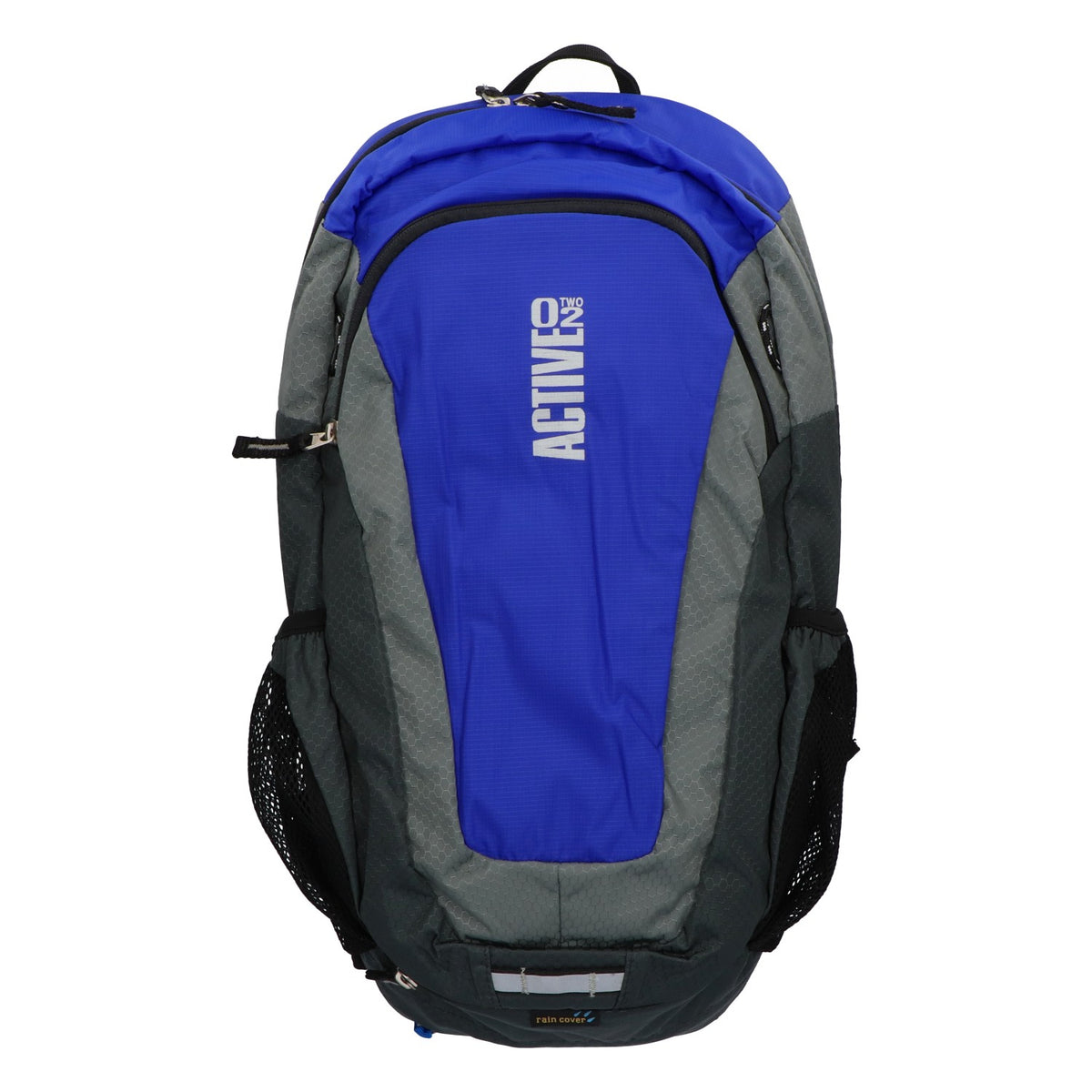 Active O2 Rucksack wasserfest blau/grau Outdoor Sport Wanderrucksack