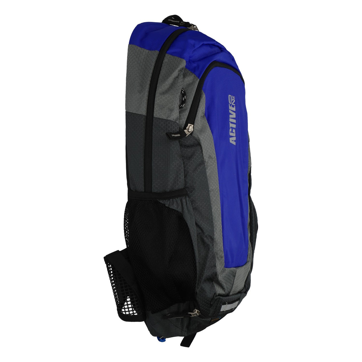Active O2 Rucksack wasserfest blau/grau Outdoor Sport Wanderrucksack – Ansicht 2