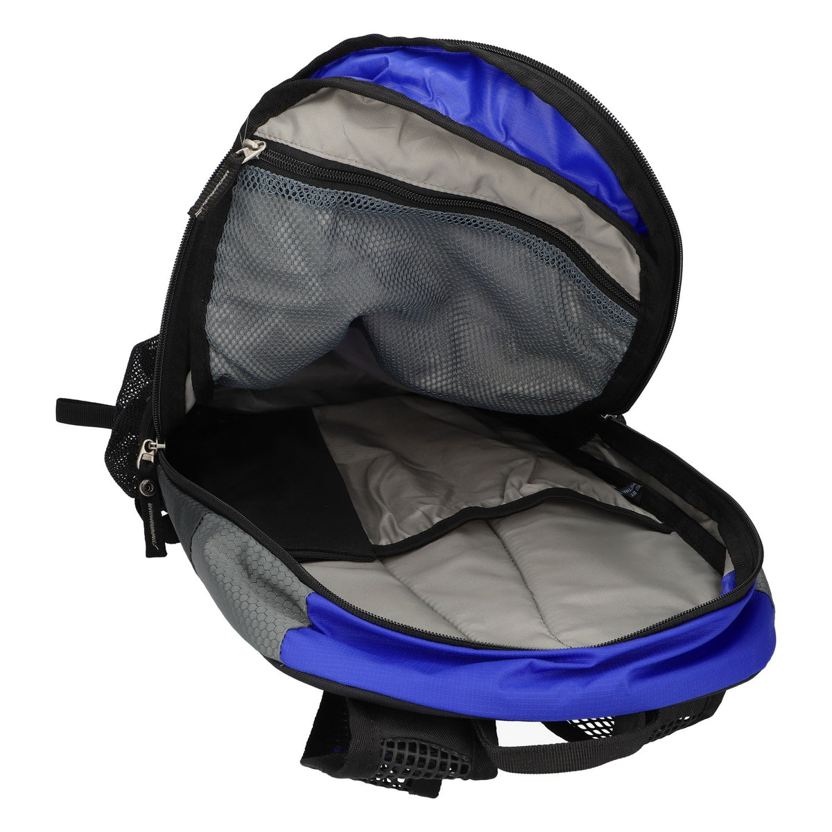 Active O2 Rucksack wasserfest blau/grau Outdoor Sport Wanderrucksack – Ansicht 5