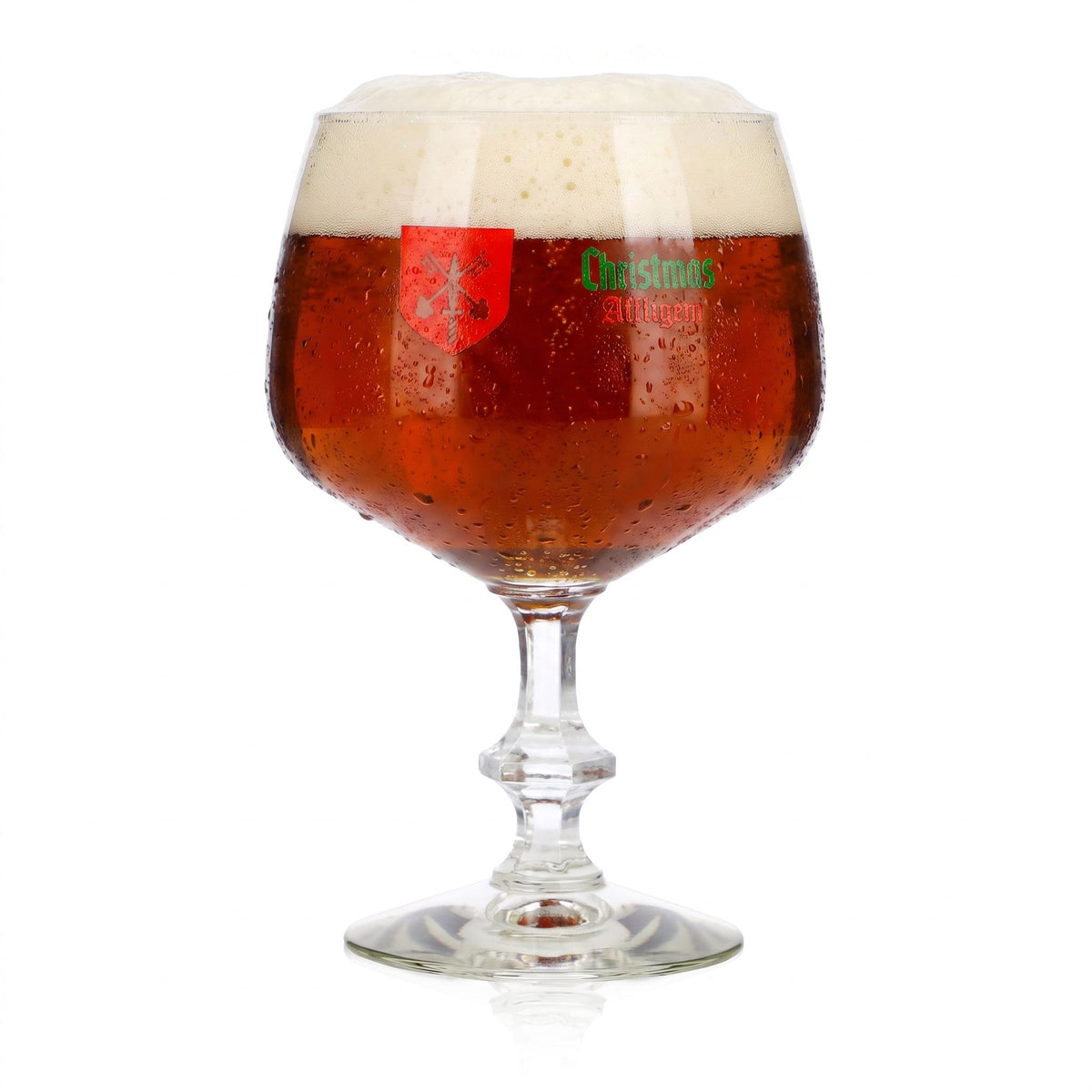 Affligem Bier Glas 0,4l Kelch Christmas Leroy