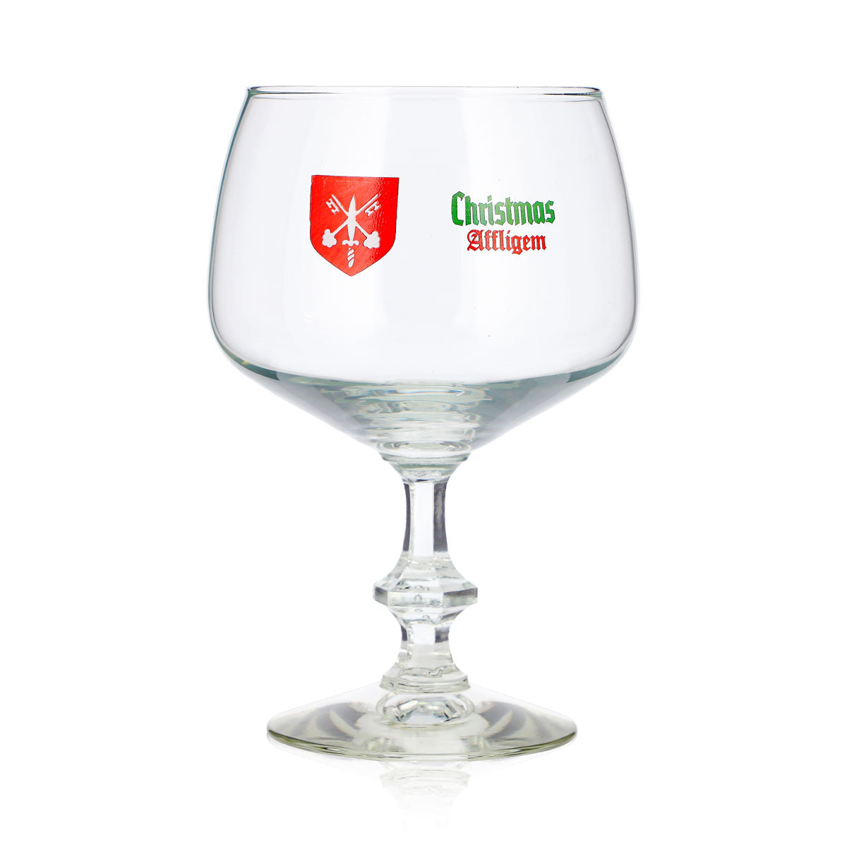 Affligem Bier Glas 0,4l Kelch Christmas Leroy – Ansicht 2