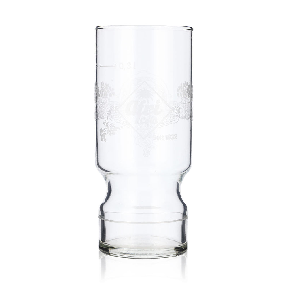 Afri Cola Softdrink Glas Retro Colagläser 0,3l Becher Verzierung stapelbar