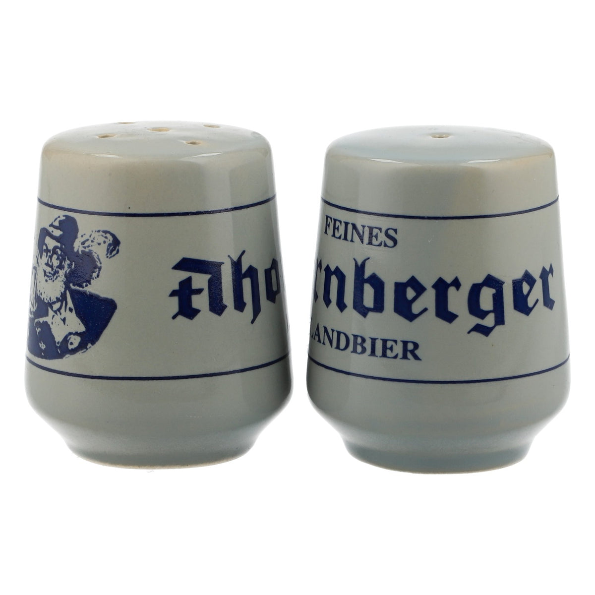 Ahornberger Bier Salz Pfefferstreuer Set Keramik rustikal Landbier Deko Geschenk – Ansicht 2