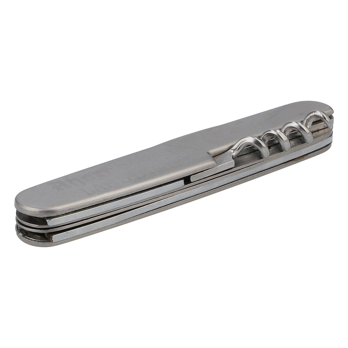 Ahornberger Bier Taschenmesser mit Gabel Korkenzieher Edelstahl Outdoormesser