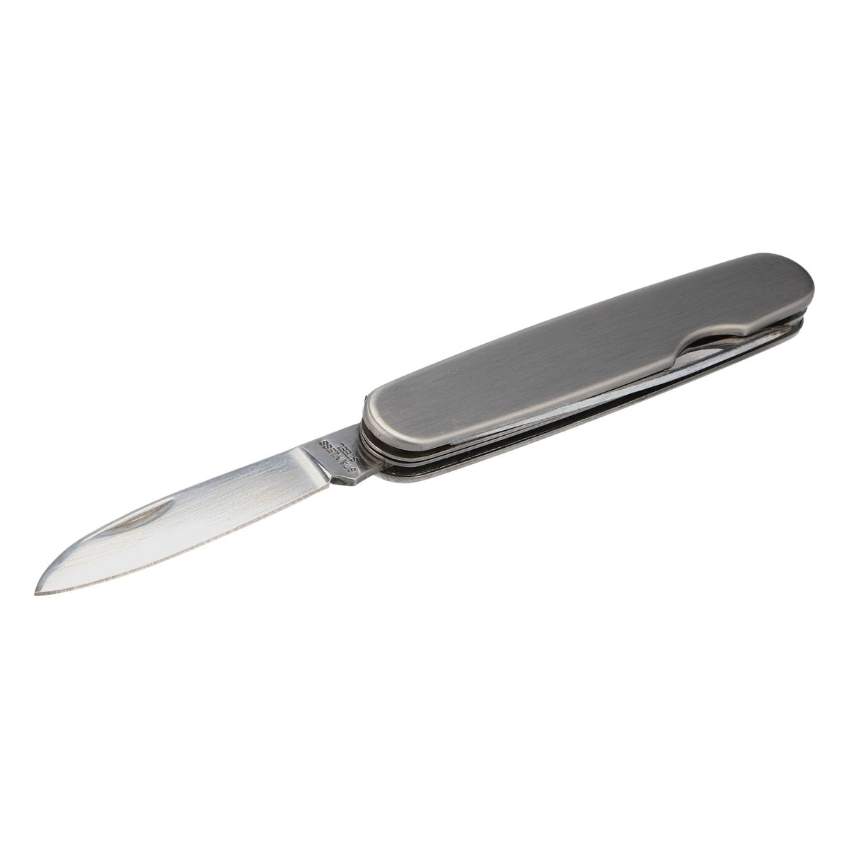Ahornberger Bier Taschenmesser mit Gabel Korkenzieher Edelstahl Outdoormesser – Ansicht 2