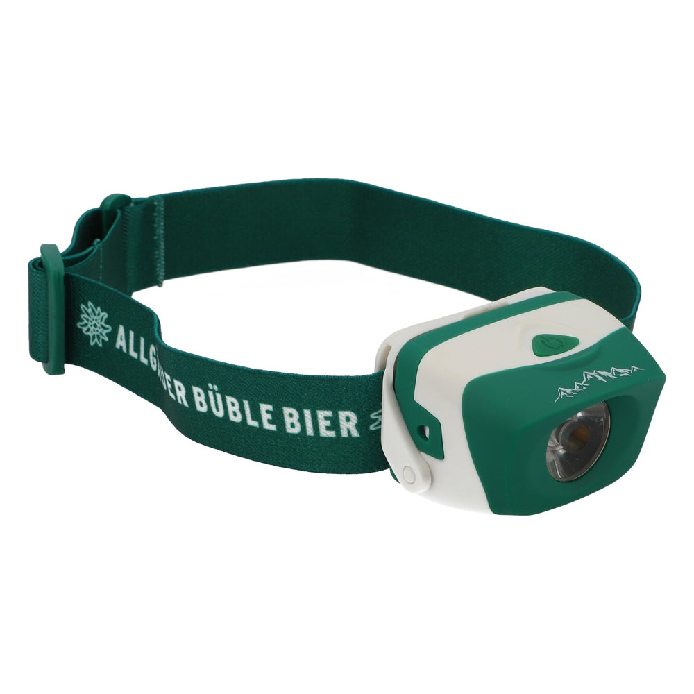 Allgäuer Brauhaus LED Stirnlampe Kopflampe Fahrradlampe 70 Lumen 3 Leuchstufen