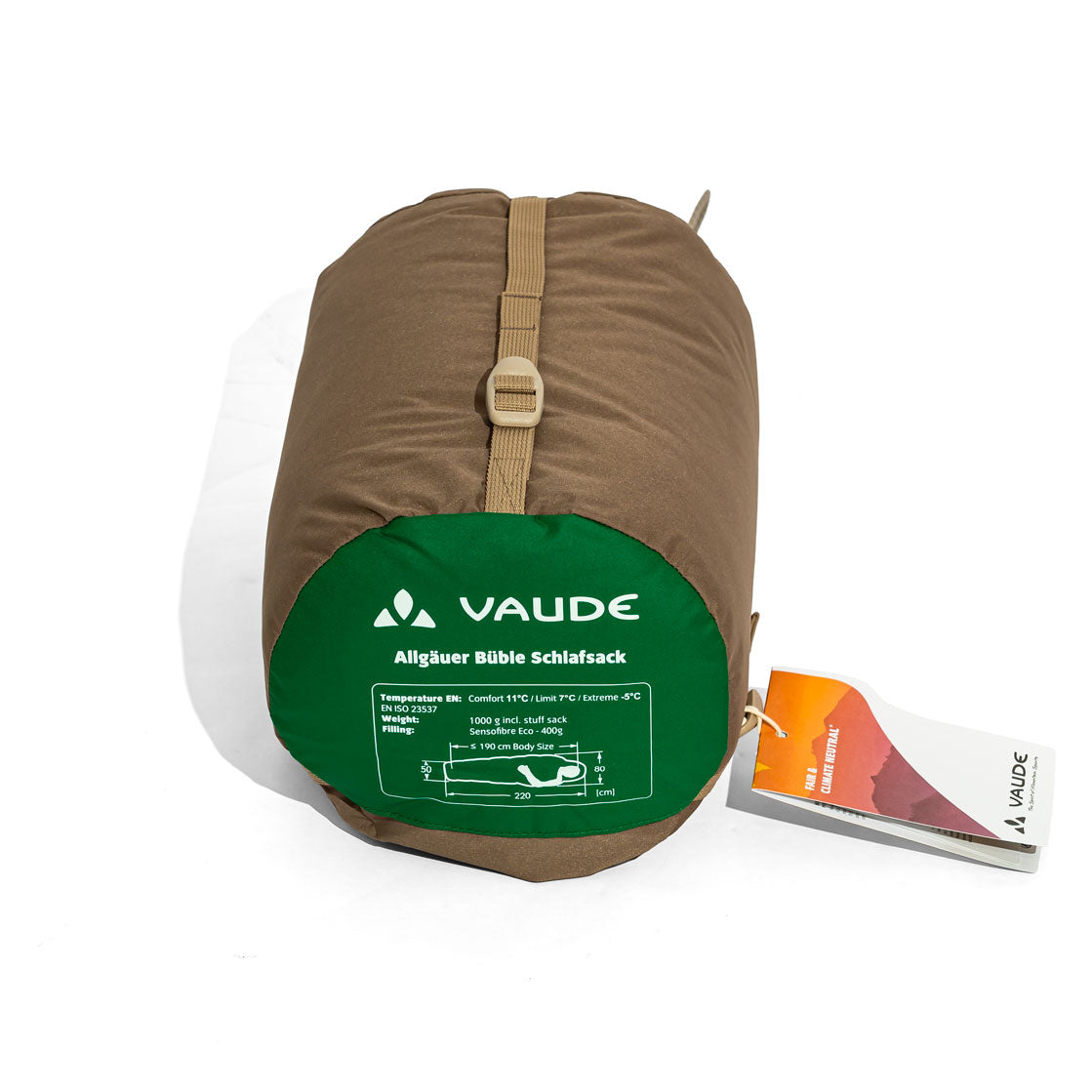 Allgäuer Brauhaus Vaude Schlafsack Campingzubehör Outdoor grün Bier