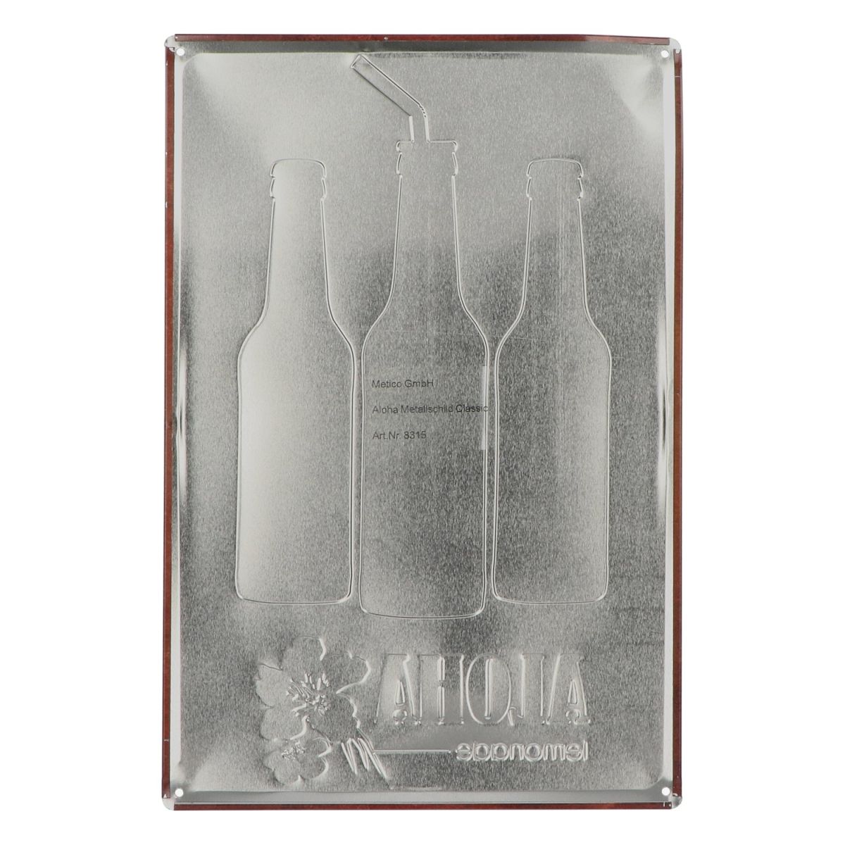 Aloha Limonade Blechschild Served Here 38x25cm Reklameschild Wand Deko Merch – Ansicht 2