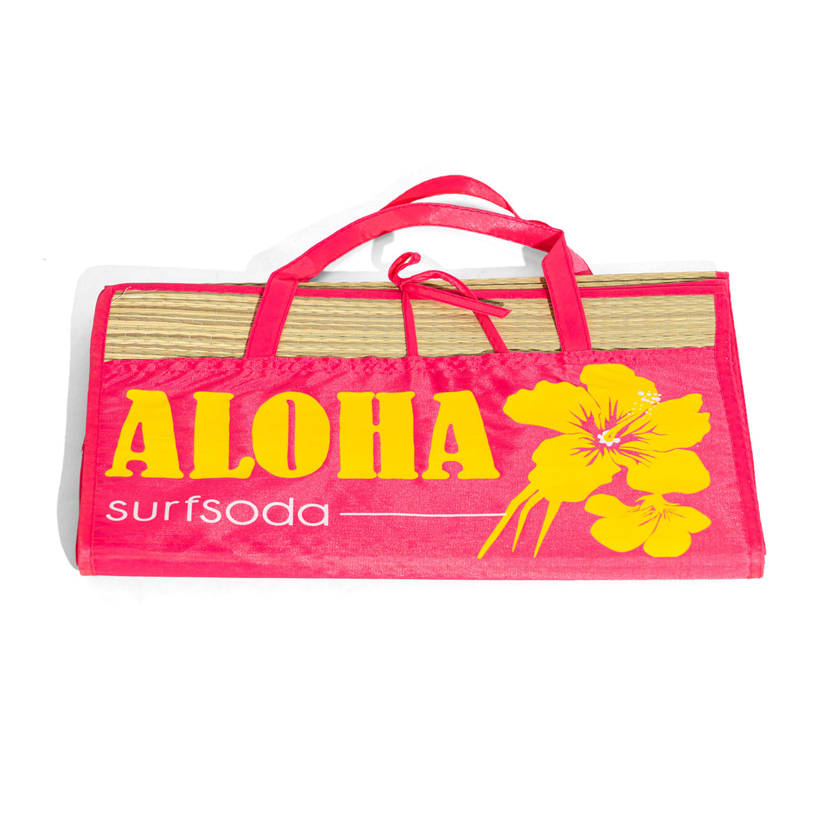 Aloha Limonade Echt Strohmatte Strandmatte Badematte Campingmatte Surfing – Ansicht 2