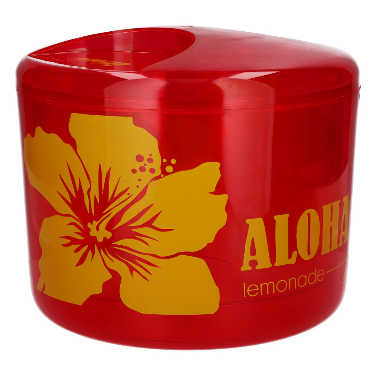 Aloha Softdrink Kühler Flaschenkühler Lemonade rot neu Kunststoff Sektkühler – Ansicht 2