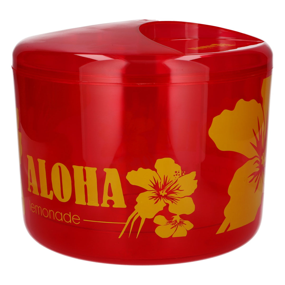 Aloha Softdrink Kühler Flaschenkühler Lemonade rot neu Kunststoff Sektkühler – Ansicht 3