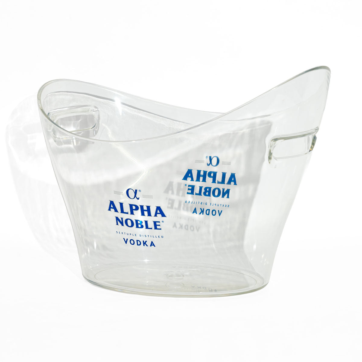 Alpha Noble Vodka Acryl Flaschenkühler Eiswürfelkühler Eiswürfelbehälter – Ansicht 2
