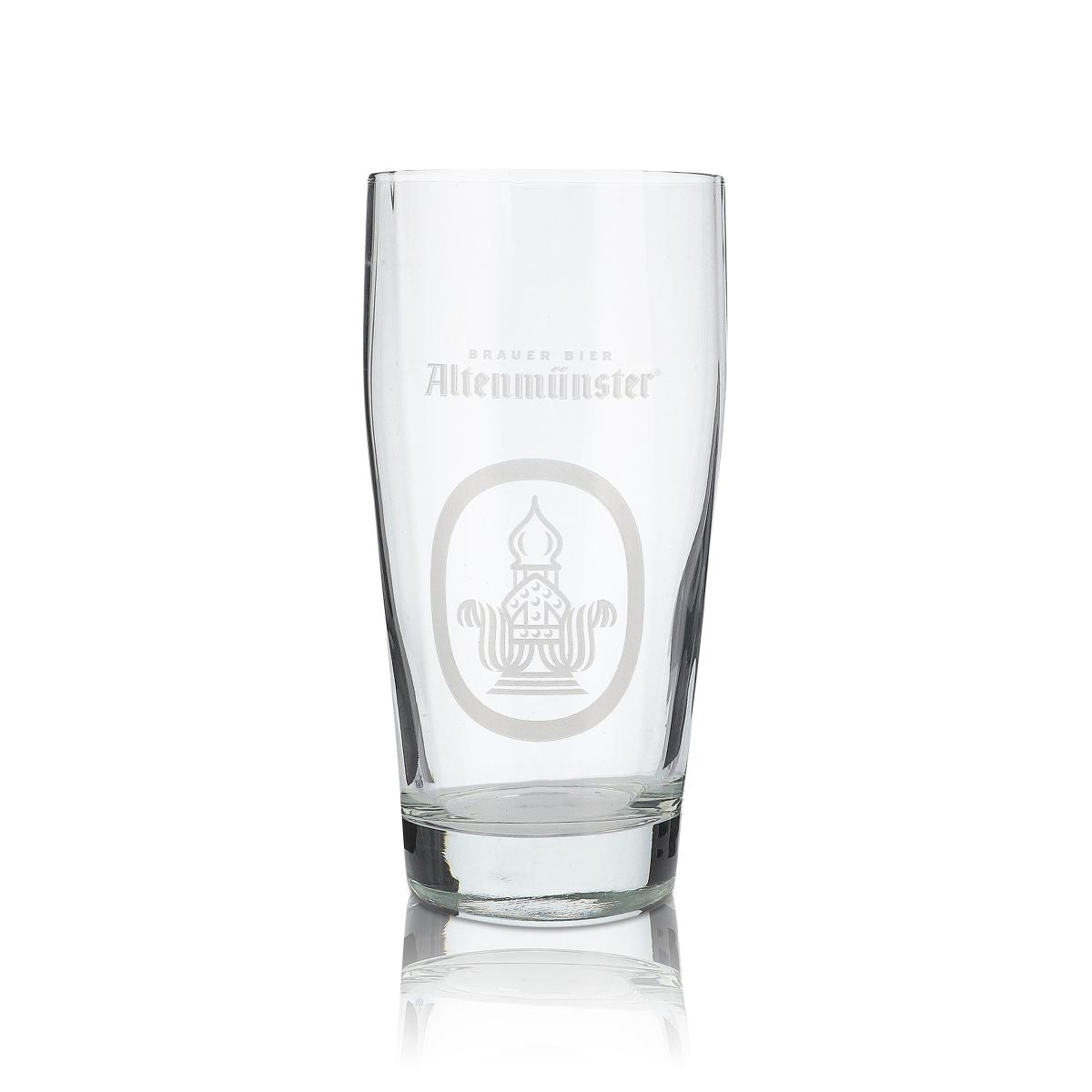 6x Altenmünster Glas 0,5l Bierglas Willi Becher Pokal Reliefschliff Gläser Set – Ansicht 2