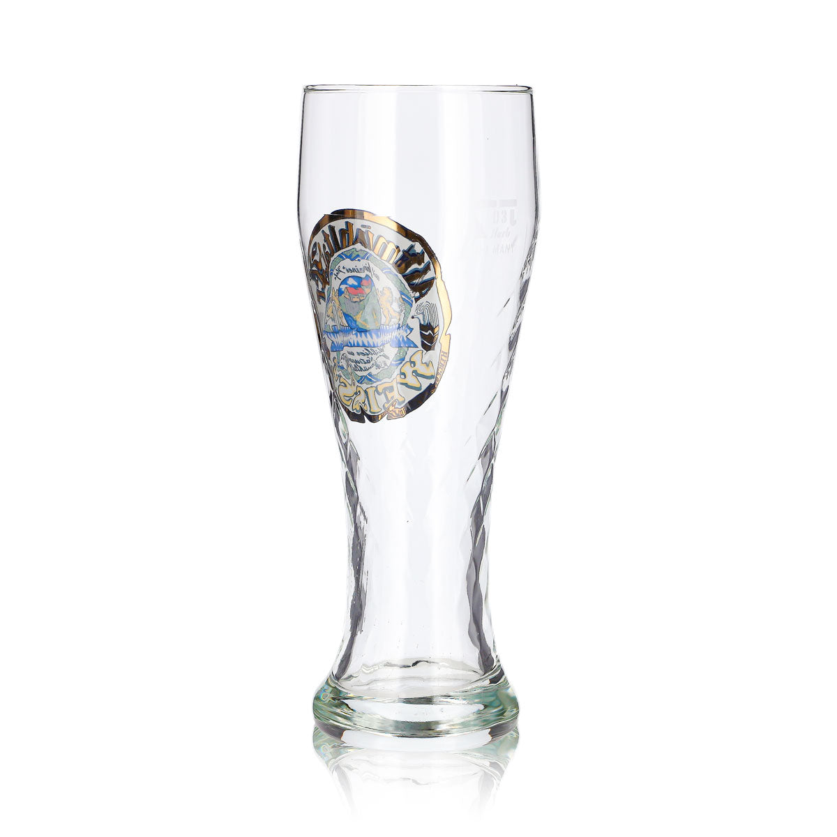 Altmühltaler Bier Glas 0,3l Pokal Weisse Ruhr Kristall Relief – Ansicht 4