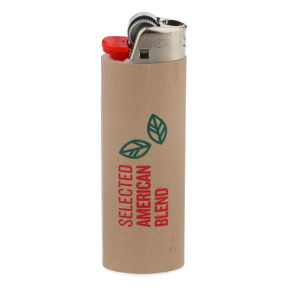 American Spirit Tabak Feuerzeug Lighter Reibrand Beige BIC Maxi – Ansicht 3