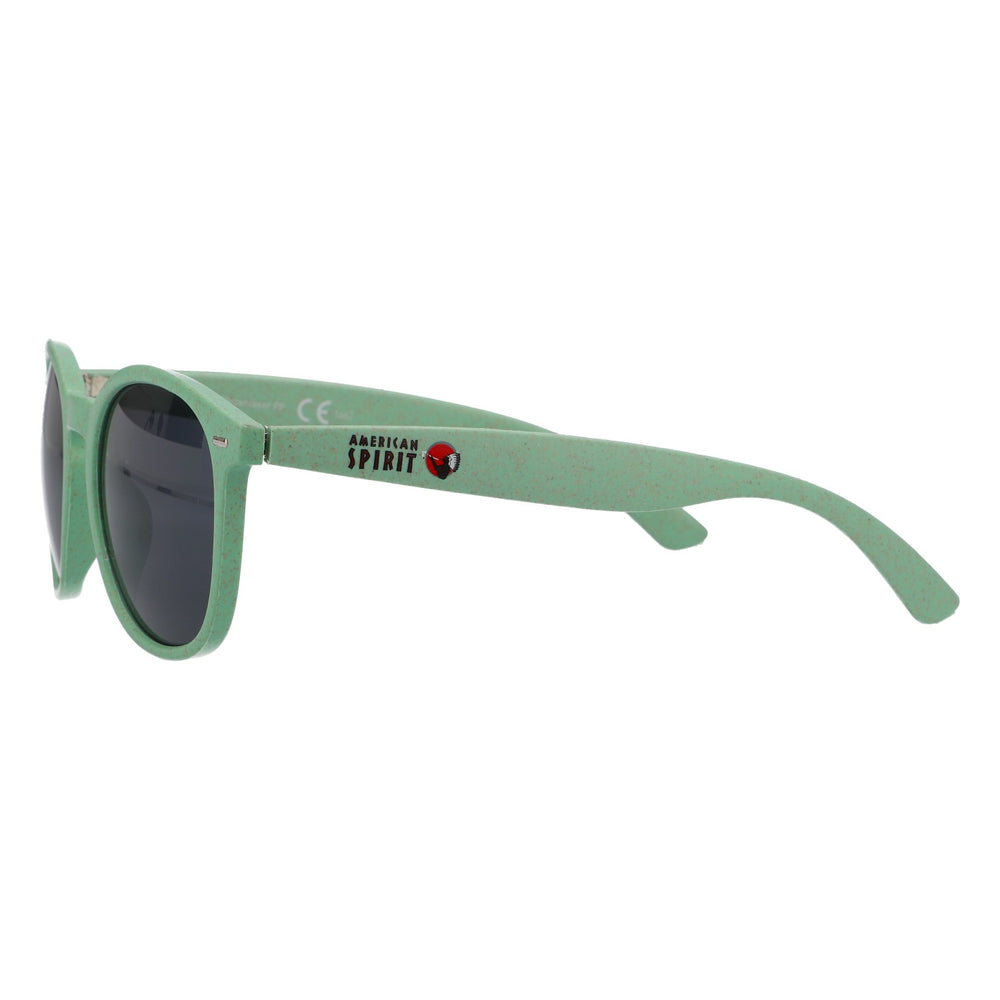 American Spirit Tabak Sonnenbrille Sunglasses Strand Urlaub Malle Sommer Grün