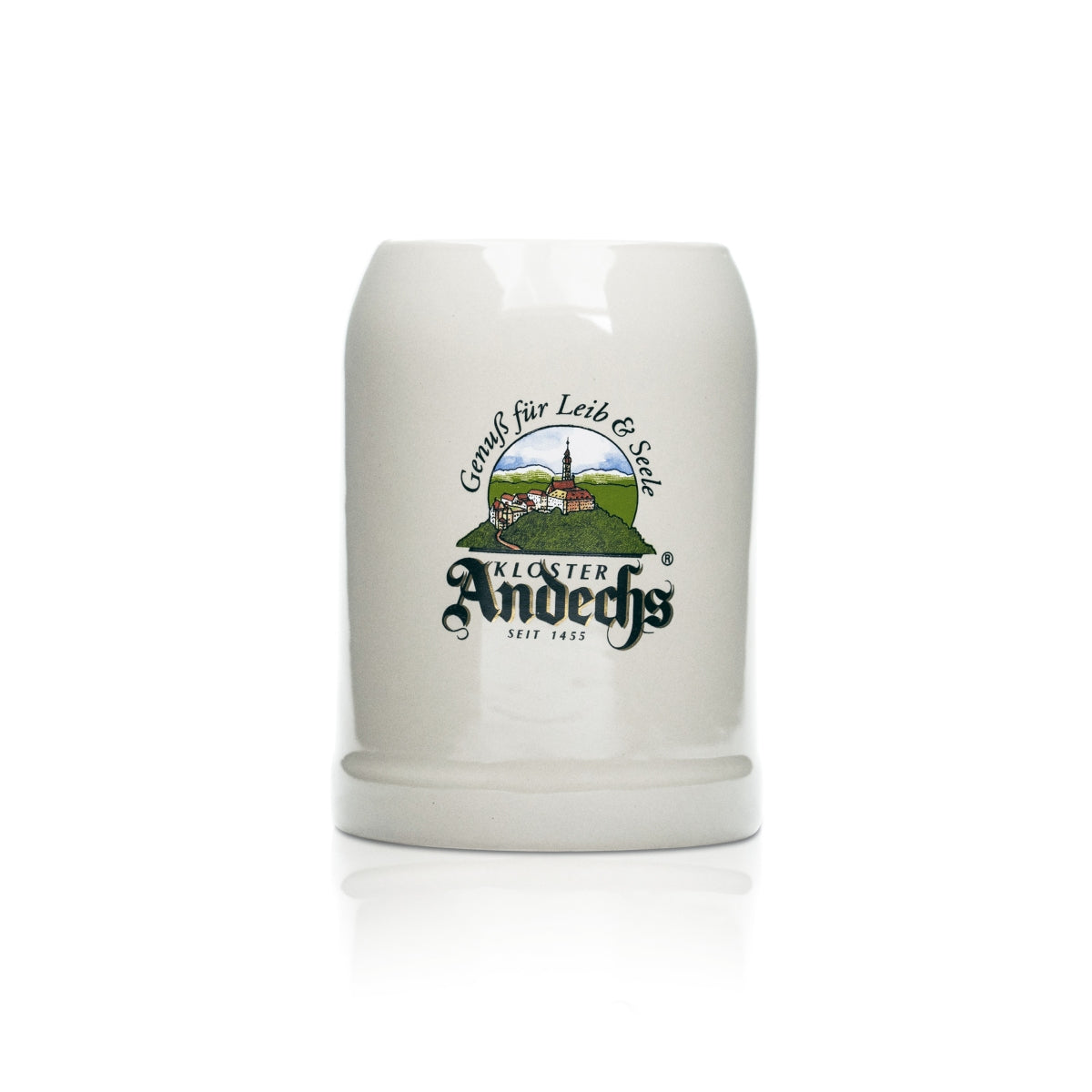 Andechs Tonkrug Glas 0,5l Bier Humpen Seidel Gläser Kloster Brauerei Gastro