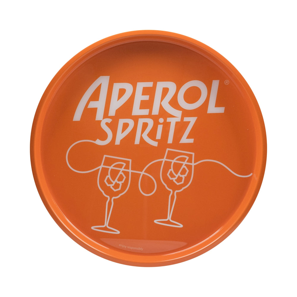 Aperol Servier Tablett Ø36,3cm Gastro Kellner Bedienung Ober Tray Service Sprit