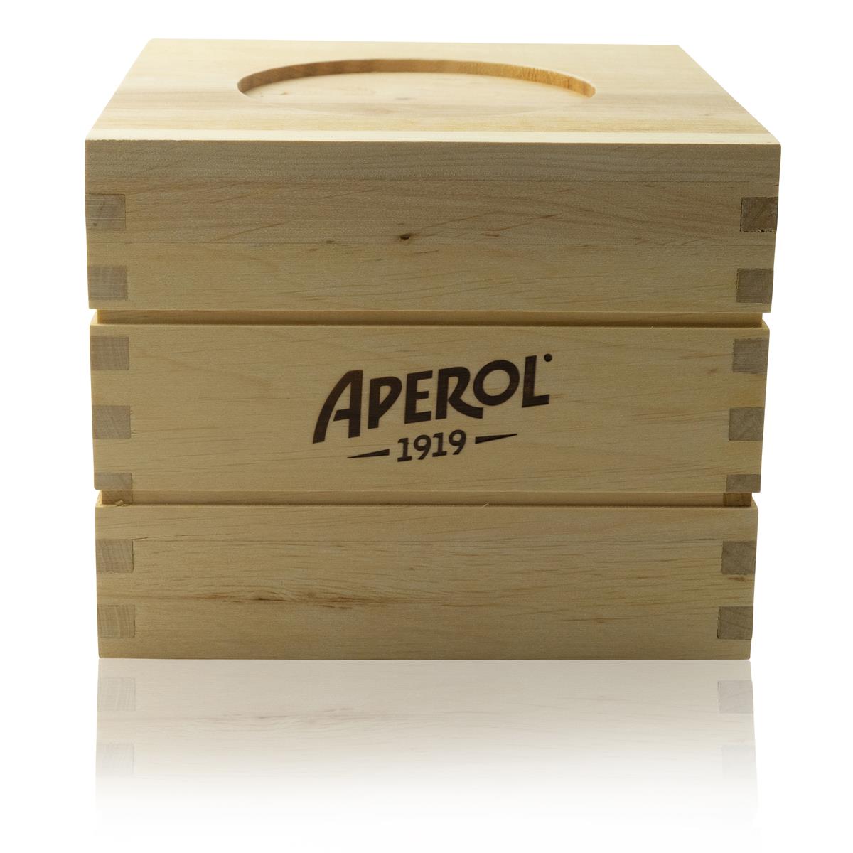 Aperol Spritz Display Box Flaschen Präsentierer Ständer Tabel Barrel Glorifier – Ansicht 2