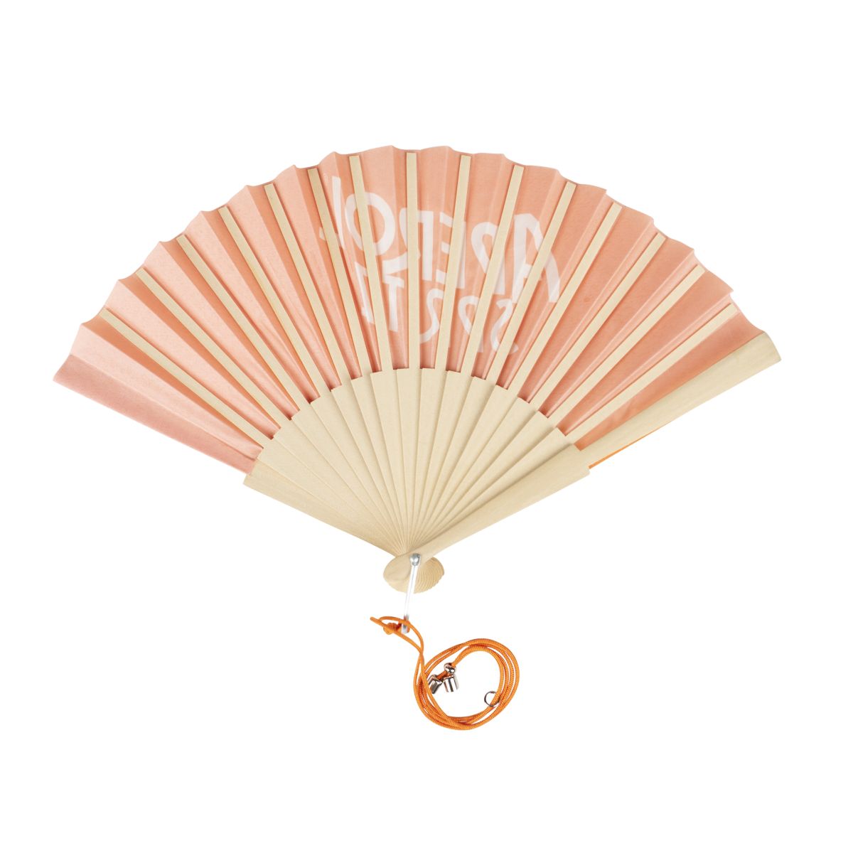 Aperol Spritz Fächer Handfächer Faltfächer Folding Fan Kühlung Sommer Sonne – Ansicht 2