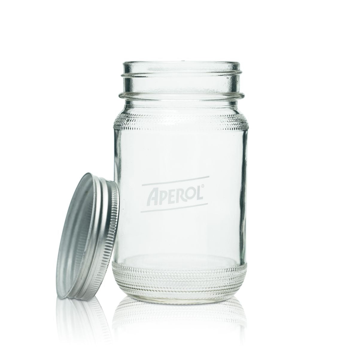 Aperol Spritz Glas 0,4l Einmachglas Deckel Mason Jar Longdrink Aperitif Gläser – Ansicht 2