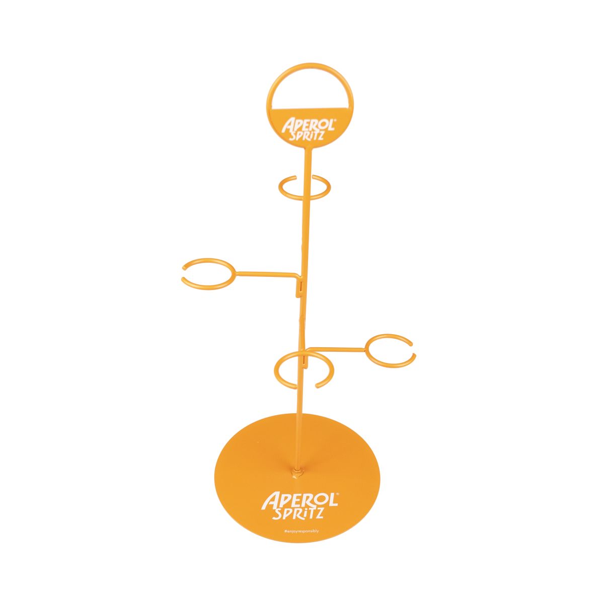 Aperol Spritz Gläserbaum 4 Gläser Halter Aufsteller Deko Gastro Werbung Merch